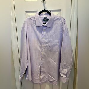 Pinto Uomo Light Purple button down collar shirt barely used non iron